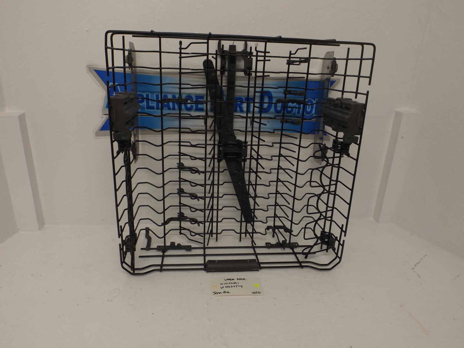 Jenn-Air Dishwasher W10194861 W10234574 Upper Rack Used Jenn-Air Dishwasher W10194861 W10234574 Upper Rack Used